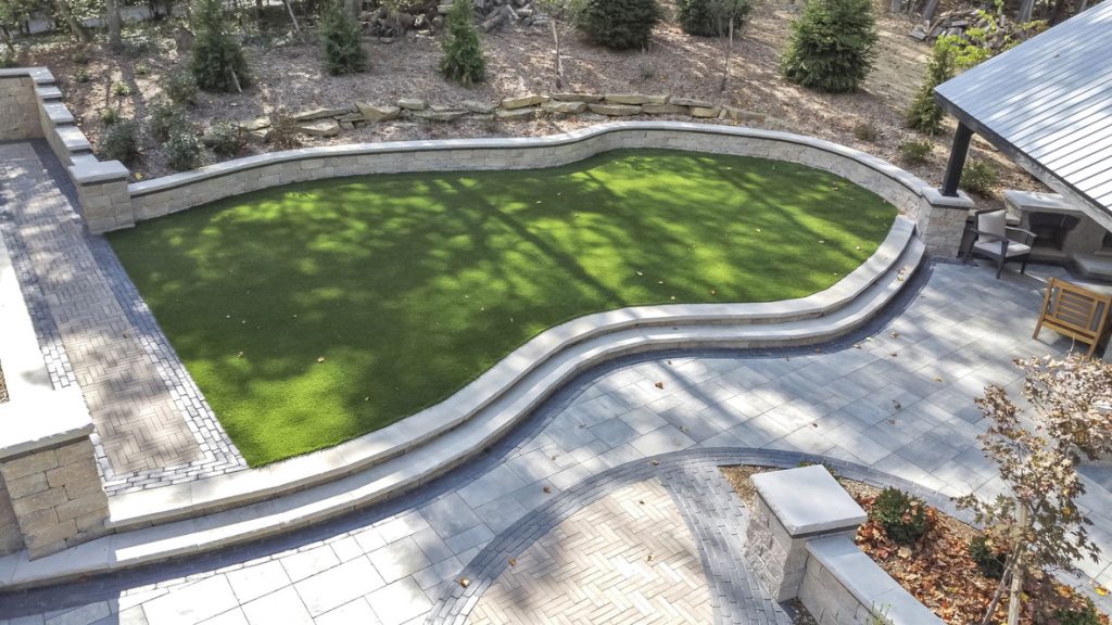 Artificial Turf Installation in Backyard Artificial Turf Installation in Backyard