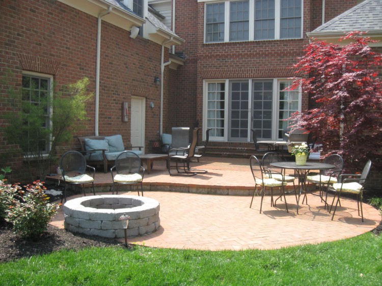 2 Level Paver Patio 2 Level Paver Patio